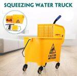 Press Bucket Mop Yellow Heavy