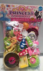Princess Kitchen and Pets Toy Set for Children