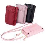 PU Luxury Handbags With Phone Wallet Shoulder Bag For Women