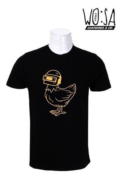 Pubg Hen Helmet Printed T-Shirt For Men