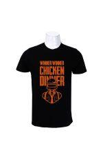 Pubg Orange  Printed T-Shirt For Men
