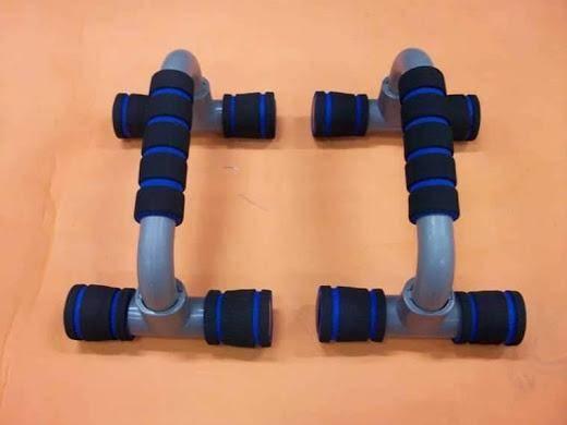 Push Up Bars With Cushioned Foam Grip For Pushup And Strength Training Workouts (1 Pair)