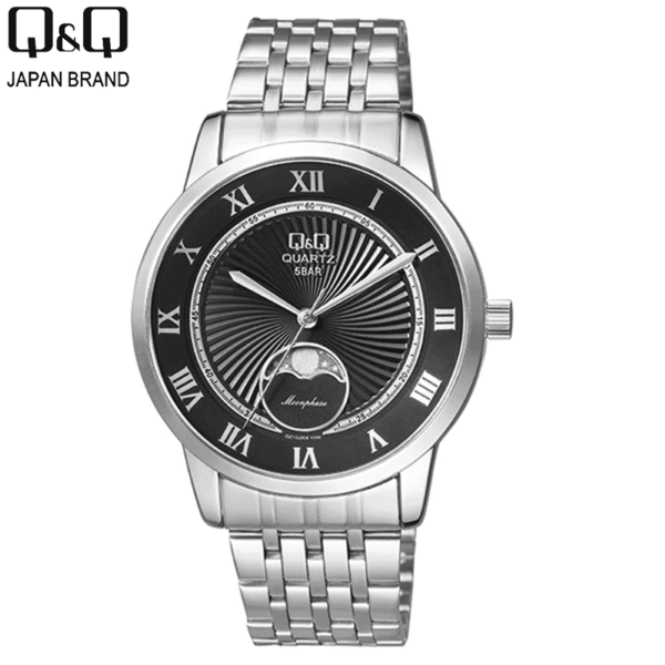 Q&Q Silver Analog Watch For Men - Qz10J208Y