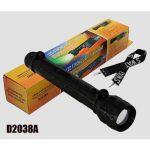 Rechargeable And 3.D- Size Battery Led Strong Light Flashlight.