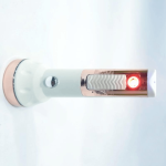 Rechargeable LED Flashlight Torch With Inbuilt Lighter- Assorted Color