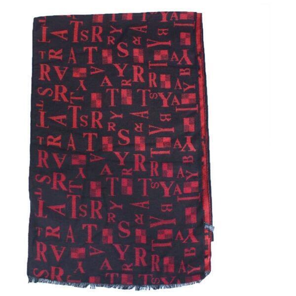 Red Alphabet Printed Muffler