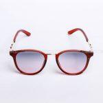 Frame Semi Round Sunglasses For Women