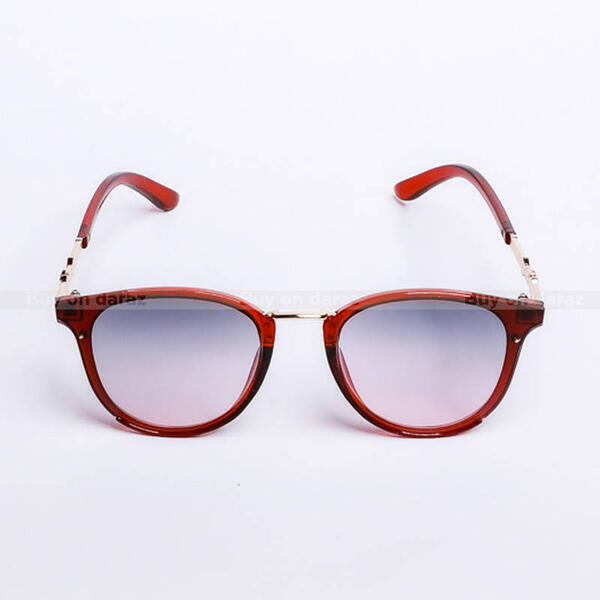 Frame Semi Round Sunglasses For Women