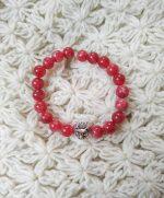 Marble Braclet With Lion Charm