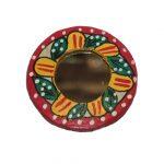 Flower Designed Pocket Mirror – 3.5