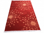 RH3 Red Handknotted Nepali Carpet 60 Knots 153 Cm x 243 Cm