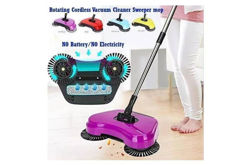 Rotating Cordless Vacuum Cleaner Sweeper Mop