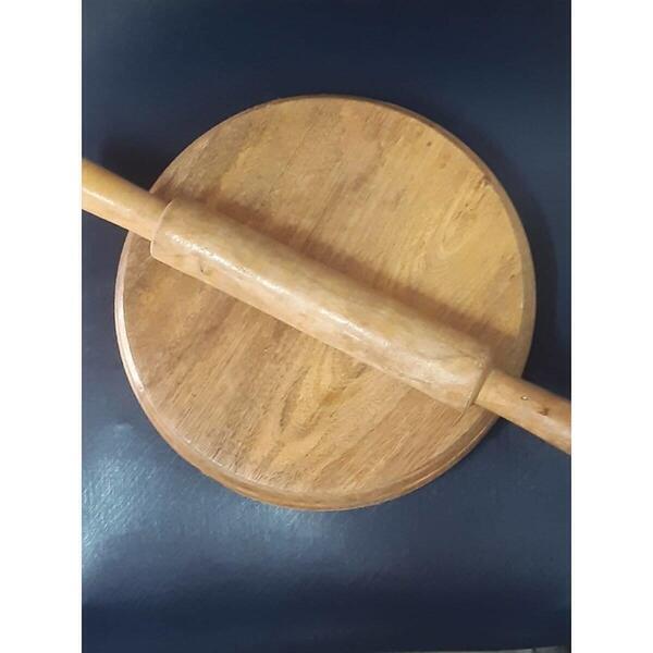 Roti Maker Wooden Belna Chauki Rolling Pin