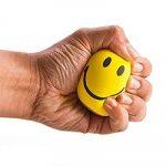 Rubber Smiley Stress Relief Ball