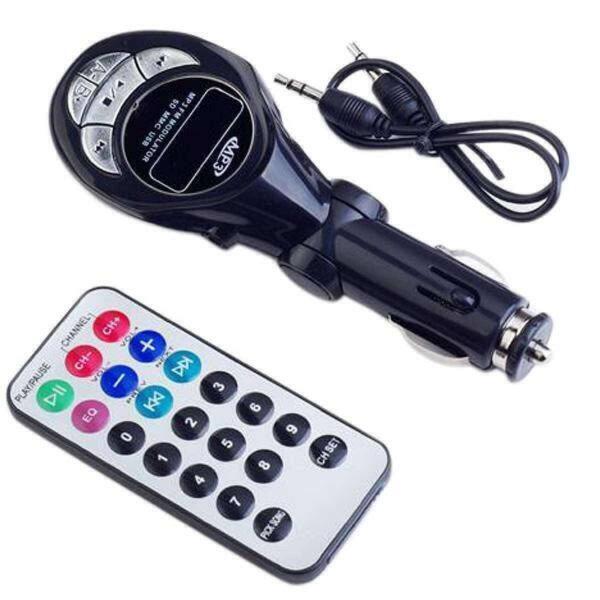 Sd/Mmc/Usb/Mp3 Wireless In Car Fm Transmitter With Remote (Black)