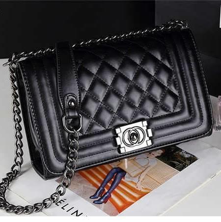 Side bag ladis side bag hand bag box bag chain strap bag