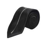 Silver Lining Black Neck Tie For Men