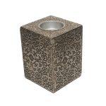 Silver Metal Brass 4inch Candle Stand