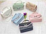 small crossbody & Hand bag for women with chain stripe