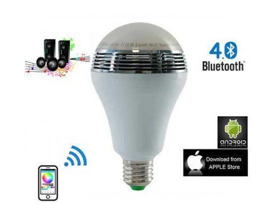 Smart Rgb Bulb With Bluetooth, 4.0 Audio Speakers, Dimmable And Light Color Changing