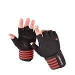 SND Extreme Performance Professional Weightlifting Gloves With Long Strap For Wrist Support