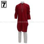 Solid Cotton Kurta Shirt For Men