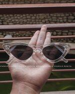 Sparkle Roniya Transparent Color Cateye Sunglass for Women
