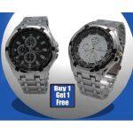 Stainless Steel Round Shape Watch For Men
