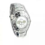 Stainless Steel White Dial Watch for Men