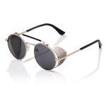 Steampunk Sunglasses Gold- With Bag