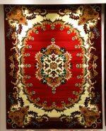 Synthetic Carpet Galaicha (180 cm x 235cm)- Red Classic Design
