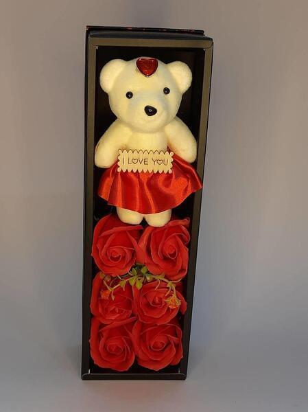 Teddy Bear With Rose
