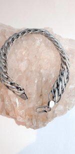 Thamel  White  Metal Bracelate for Men