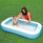 The Almari Blue PVC Intex 57403 Rectangular Kids Swimming Pool