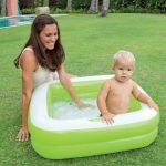 The Almari Intex 57100EP Kids Play Box Inflatable Swimming Pool (Green), 85cm x 85cm x 23cm