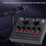 The Shopkeeper V8 Live Audio Sound Card Original For Android,iOS,Windows Compatiable With Microphone,Guitar Etc
