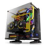 Thermaltake Computer Gaming Case Core P3 TG CA-1G4-00M1WN-06 Core P3 TG Is An Open Frame Gaming Computer Case with Tt LCS Certification and Can Support Up To A Standard ATX Motherboard. I/O Port: 2 X USB 3.0, 2 X USB 2.0, 1 X HD Audio, 1x Mic Ports