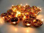 Tihar Decorative Golden Diyo Light