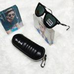 Tom Hardy Wayfarer Flat Square Uv400 TH-2148 Black Sunglass For Men