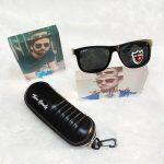 Tom Hardy Wayfarer Flat Square Uv400 TH-2168 Black Polarized Sunglass For Men