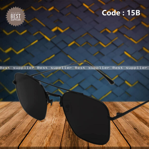 Trendy luxurious Fashionable Black Glass With Black Frame 4710 Fancy Sunglass For Men