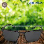Trendy luxurious Fashionable Squaqre Shape Black Glass With Black Frame Sunglass For Men