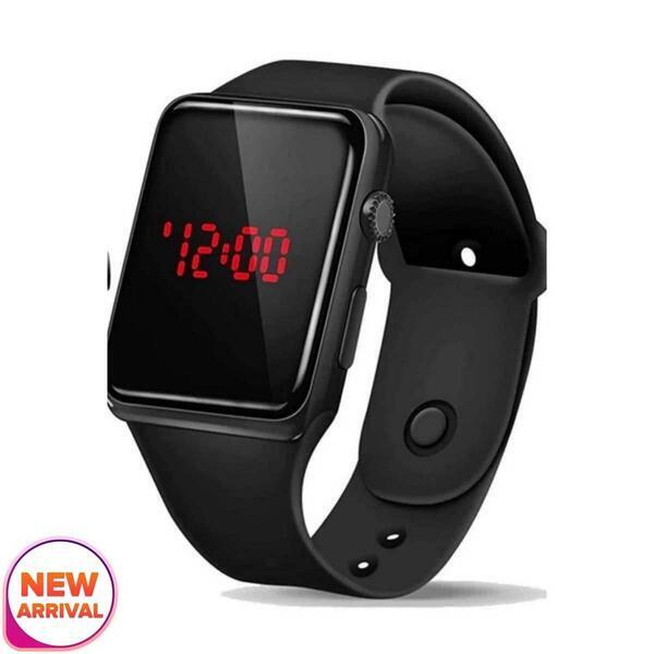 Trendy Sporty Fashion Digital LED Silicone Small Dial Teen Watch - Multicolor