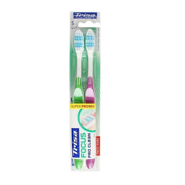 Trisa Focus Duo Soft Toothbrush ()