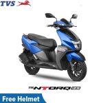 TVS Ntorq Disc 125Cc Scooter With Free Helmet (Inside Valley Only)