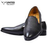 United Real Leather Formal Loafer Shoes For Men (UT 741)