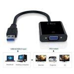 USB 3.0 to VGA Adapter External Video Card Multi Display Converter for Win 7/8/10 Desktop Laptop PC Monitor Projector HDTV