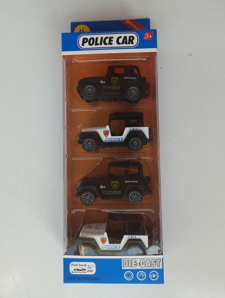 Vehicles Trucks Toys For Kids 4 Sets