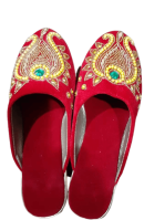 Velvet Closed Heel Shoes For Women