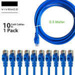Vivanco 0.5mtr CAT6 Network Patch Cable